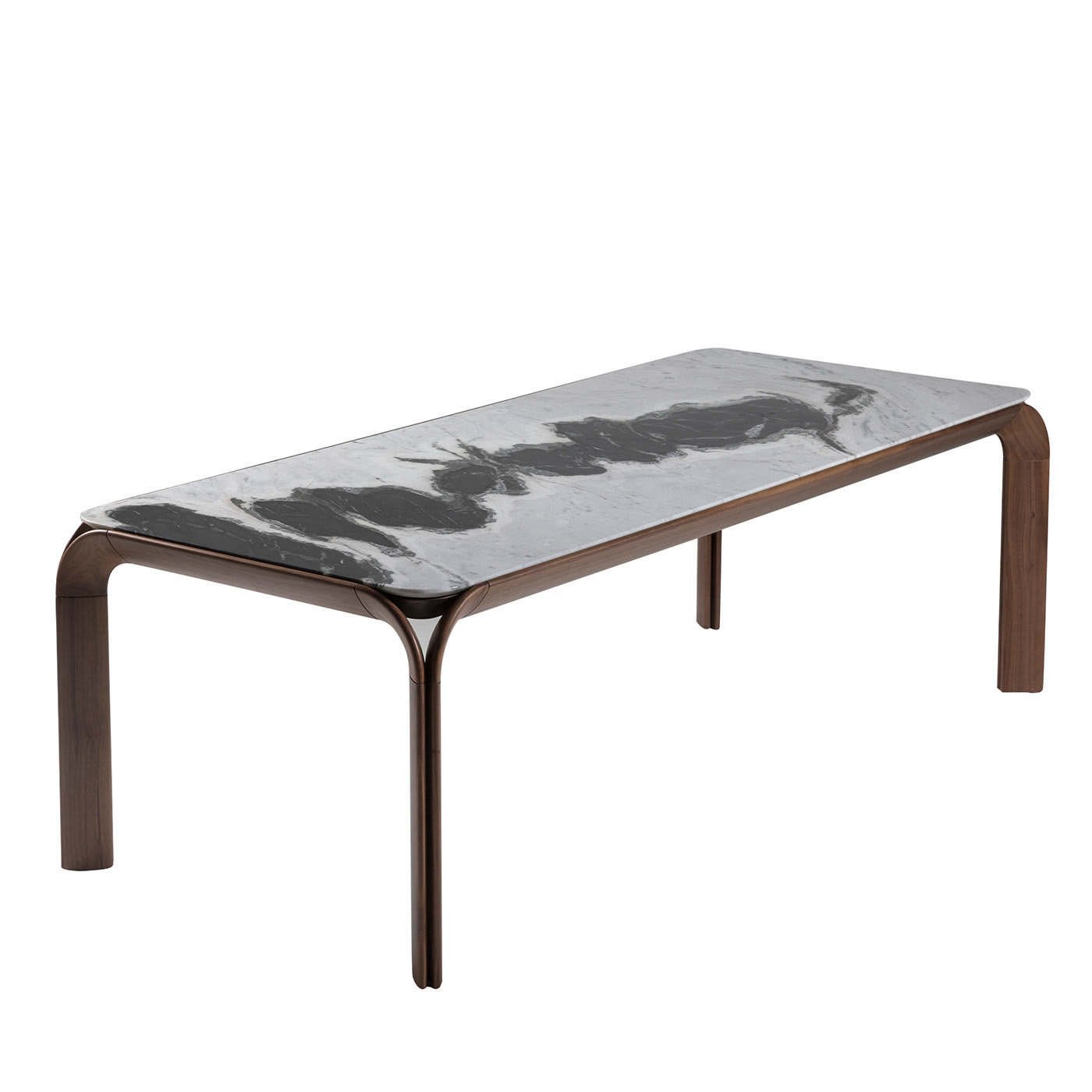 Kong Dalmata Marble Rectangular Table by Annibale Colombo