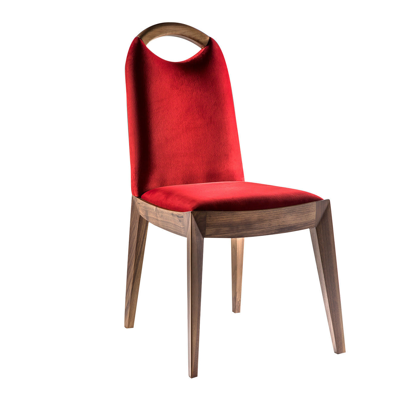 Antonietta Red Chair by Annibale Colombo