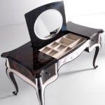 Ebony and Cherry Vanity Table by Annibale Colombo