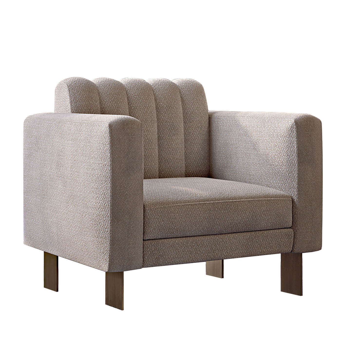 Opale Beige Armchair by Bamax