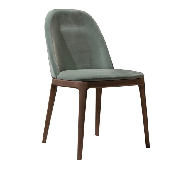 Opale Azure Walnut Chair by Bamax