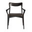 Achille Dark Leather Chair by Annibale Colombo