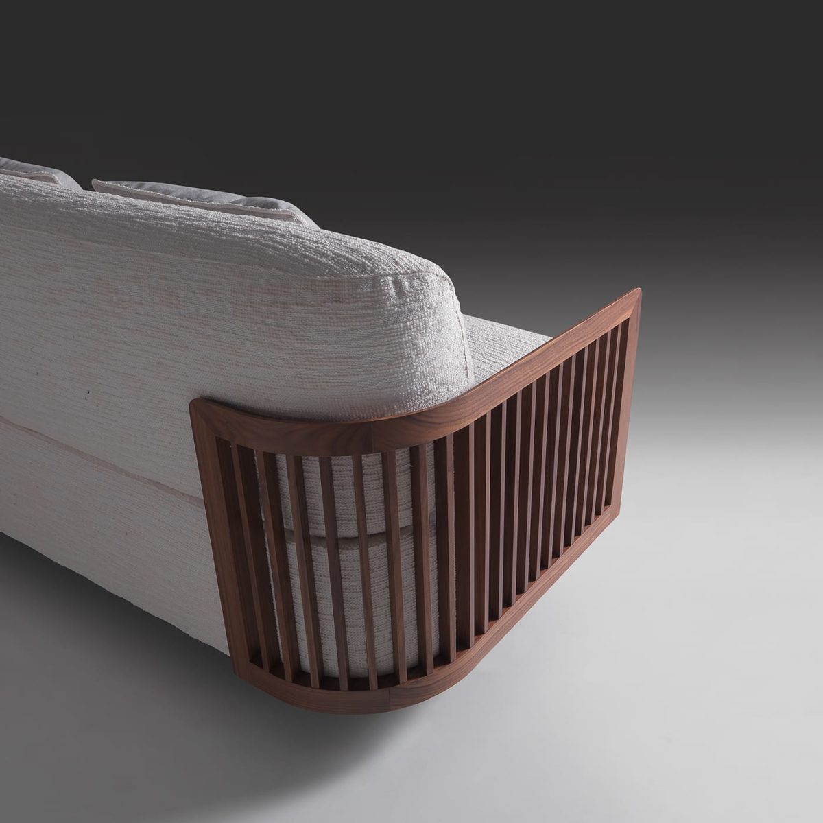 Leonardo White Sofa by Annibale Colombo