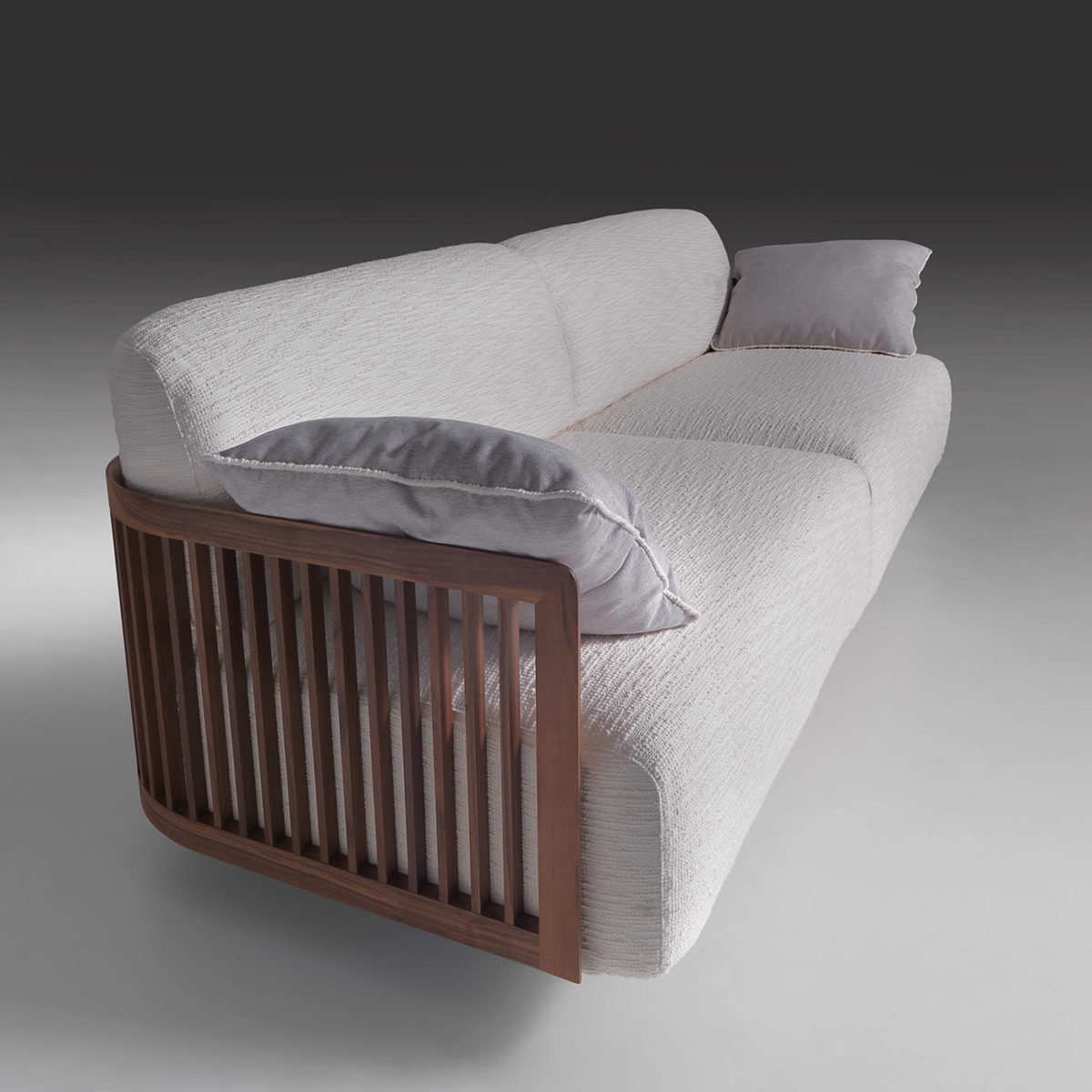 Leonardo White Sofa by Annibale Colombo