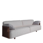 Leonardo White Sofa by Annibale Colombo