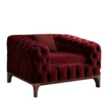 Slash Red Armchair by Bamax