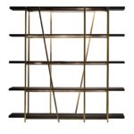 Slash Black Bookcase by Bamax