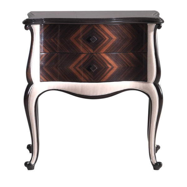 Ebony and Cherry Nightstand by Annibale Colombo