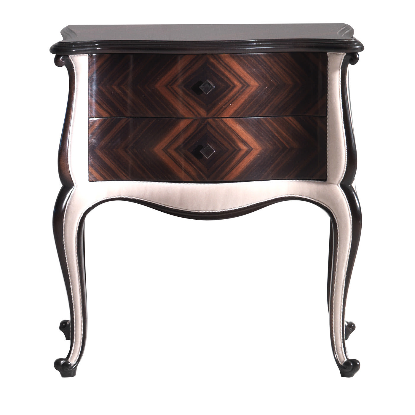 Ebony and Cherry Nightstand by Annibale Colombo