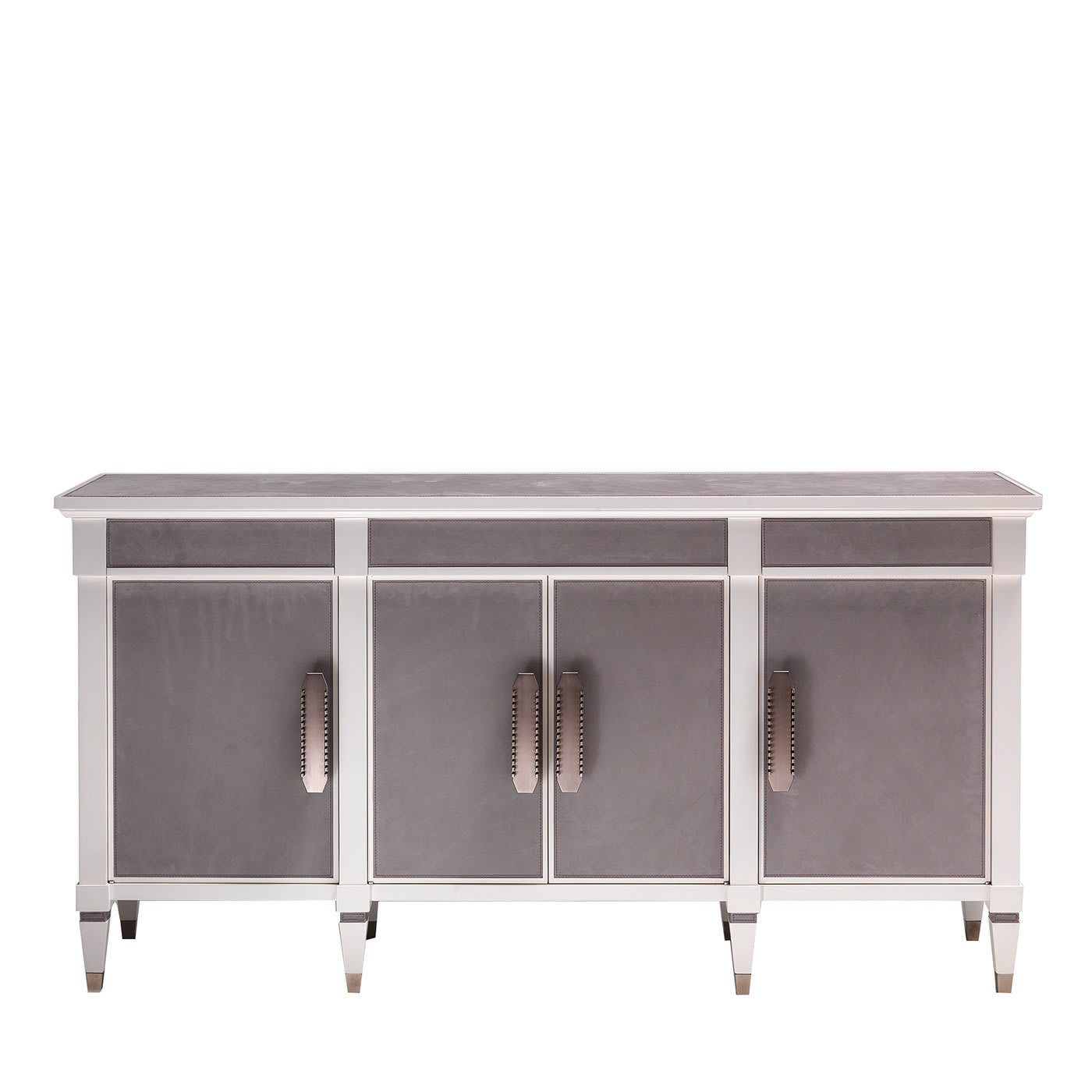 White 4-Door Sideboard by Annibale Colombo