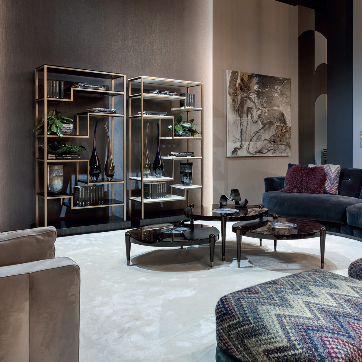 Jazz Bookcase by Minotti Collezioni