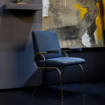 Bloom chair by Minotti Collezioni