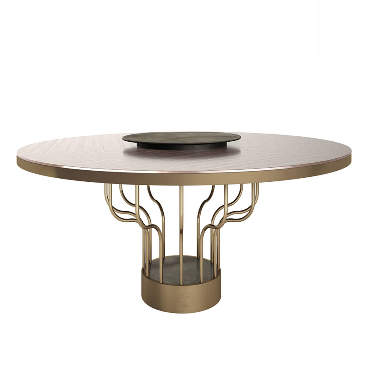 Bloom Round Dining Table by Minotti Collezioni