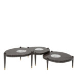 Fyllo Set of 3 Coffee Tables by Minotti Collezioni