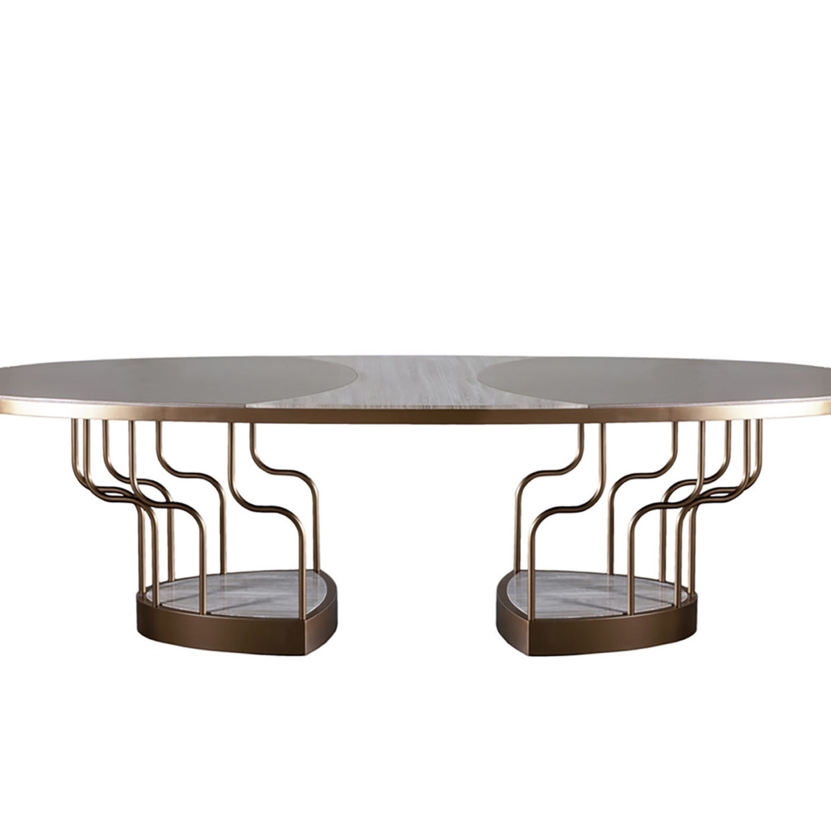 Oval Dining Table by Minotti Collezioni