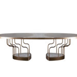 Oval Dining Table by Minotti Collezioni