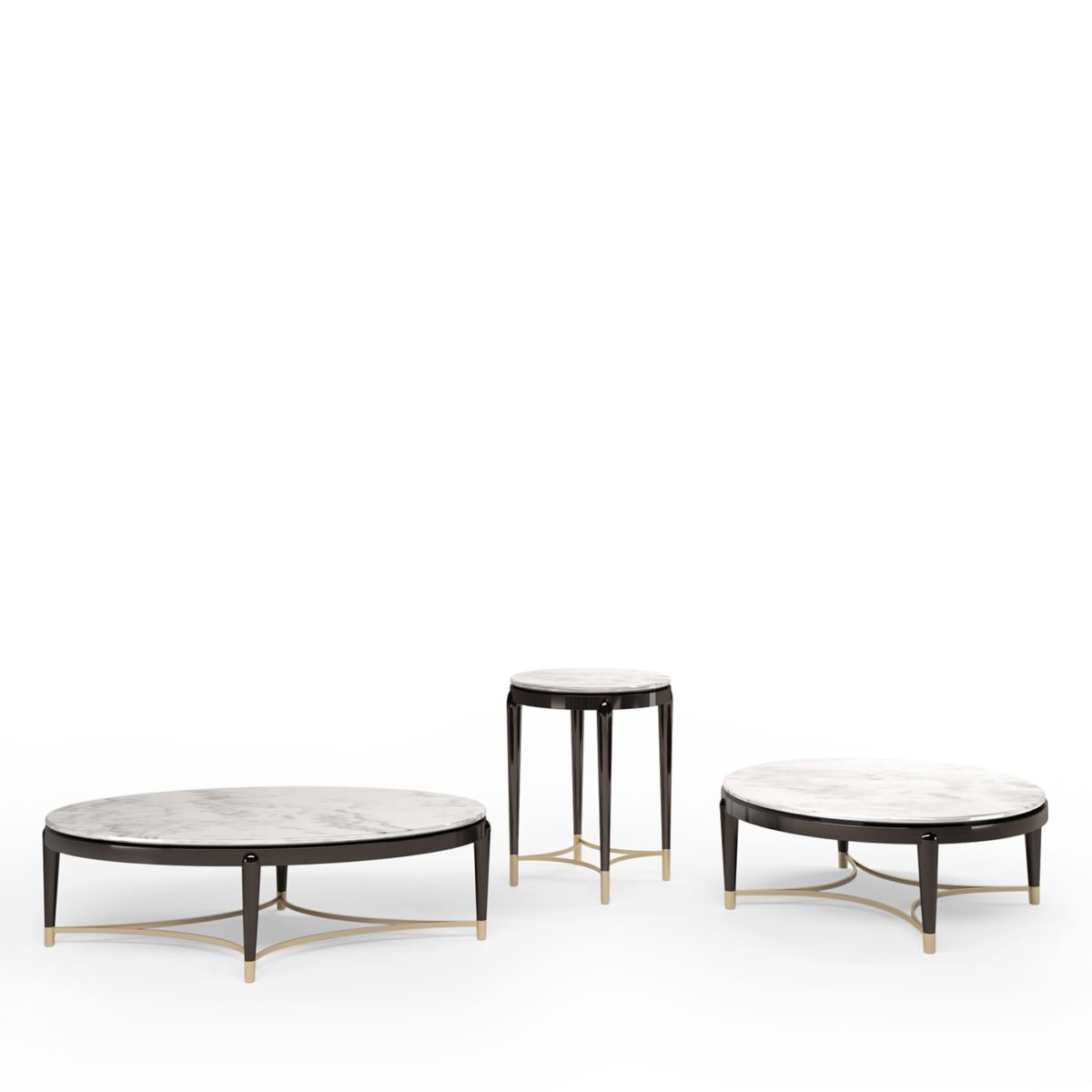 Oscar Marble Top Coffee Table by Minotti Collezioni