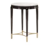 Oscar Marble Top Tall Side Table by Minotti Collezioni