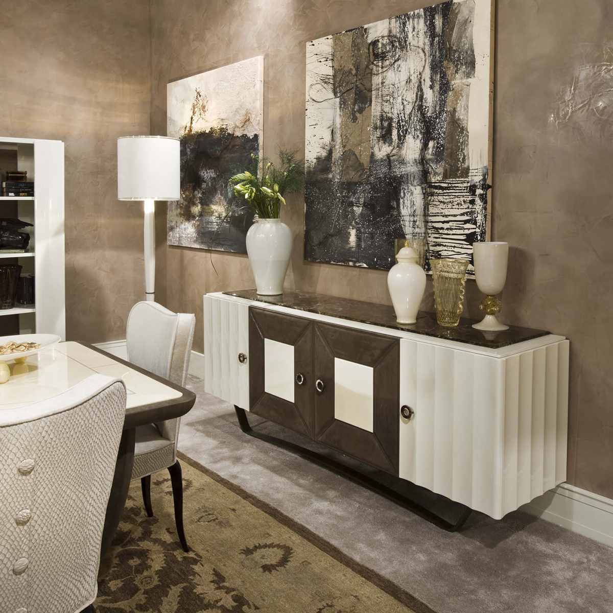 Pantelleria 4-Door Sideboard by Minotti Collezioni