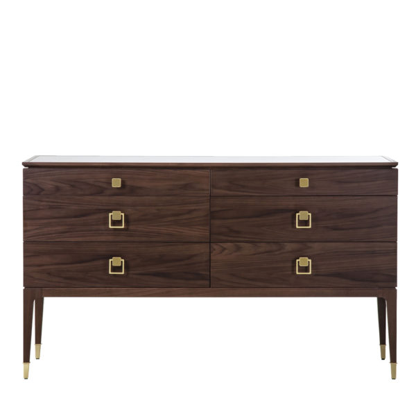 Nara chest of drawer 6 drawers by Galimberti Nino