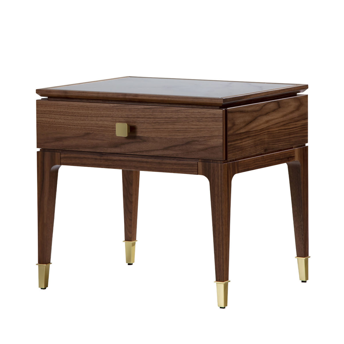 Nara nightstand 1 drawer by Galimberti Nino