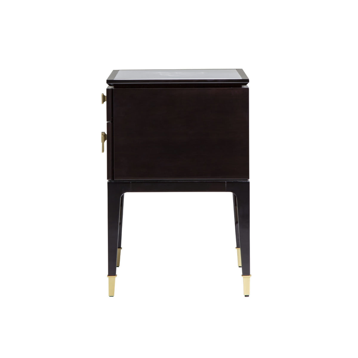 Nara nightstand 2 drawers by Galimberti Nino