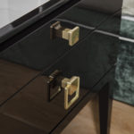 Nara nightstand 2 drawers by Galimberti Nino