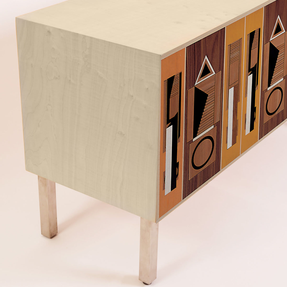 Intarsia Sideboard by Laura Meroni