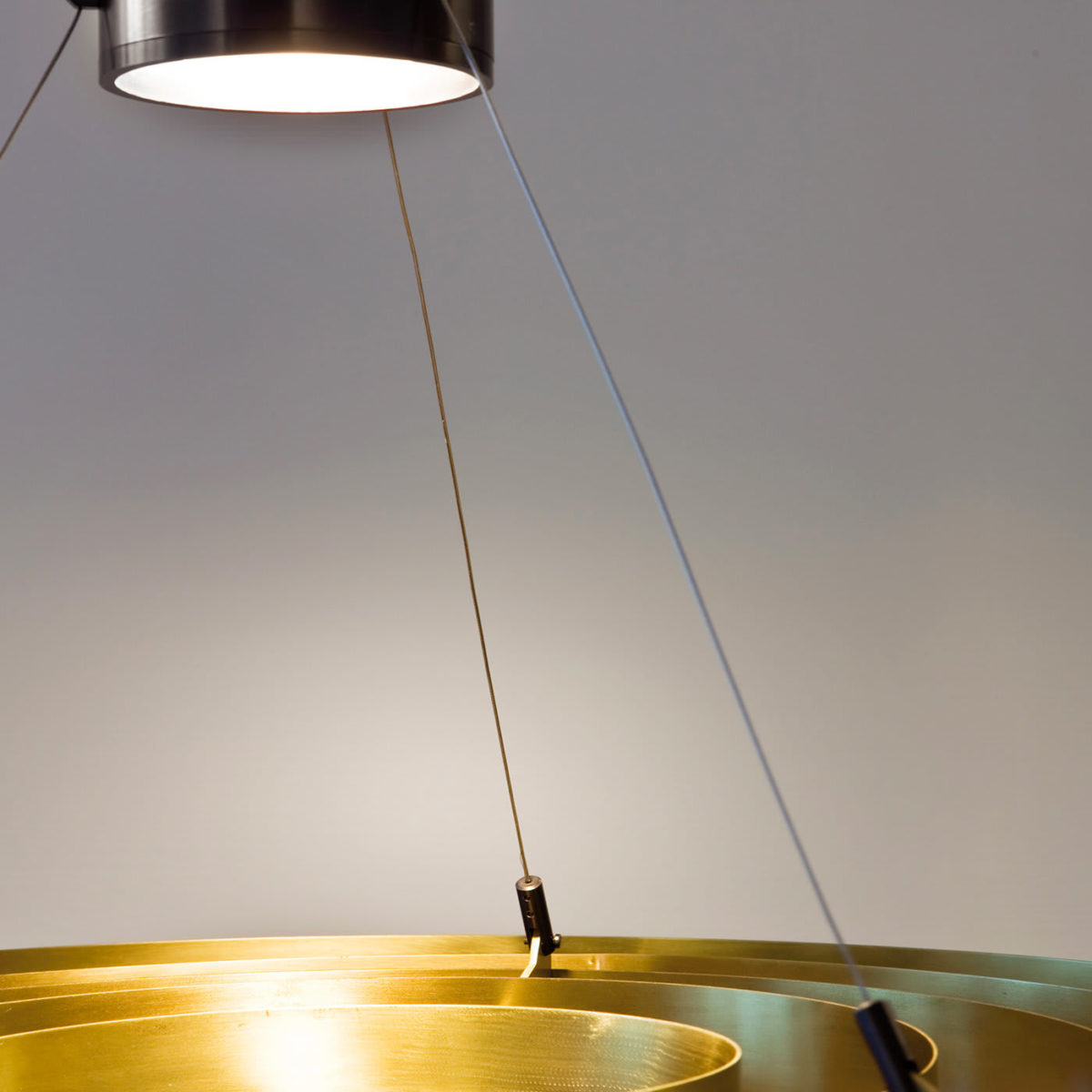 Dark Light Hanging Lamp by Laura Meroni