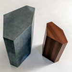 Imperfetto Set of 2 Hexagonal Side Tables by Laura Meroni