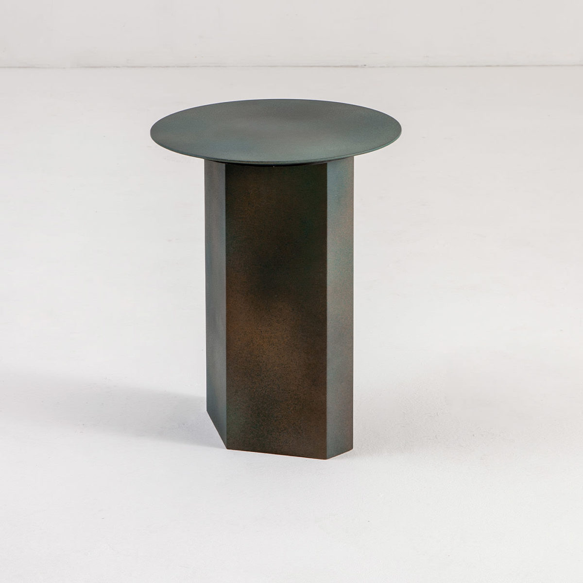 Imperfetto Copper Green Side Table by Laura Meroni