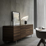 Stripe Four-Door Sideboard by Emmebi