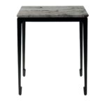 Yang Black Tall Side Table by Galimberti Nino