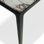 Yang Black Tall Side Table by Galimberti Nino