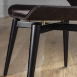 Egle Brown Chair by Galimberti Nino