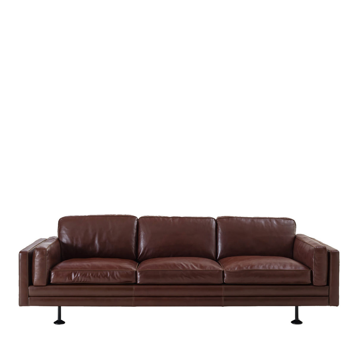 Quinto leather sofa by Galimberti Nino