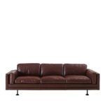 Quinto leather sofa by Galimberti Nino