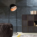 Globe Copper Floor Lamp by Laura Meroni