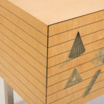 Geometrie Intarsia Sideboard by Laura Meroni