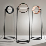 Globe Black Floor Lamp by Laura Meroni