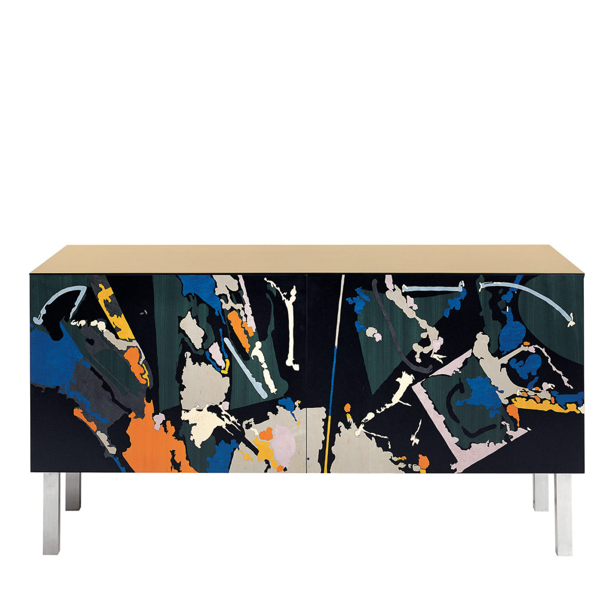 Intarsia Sideboard by Laura Meroni