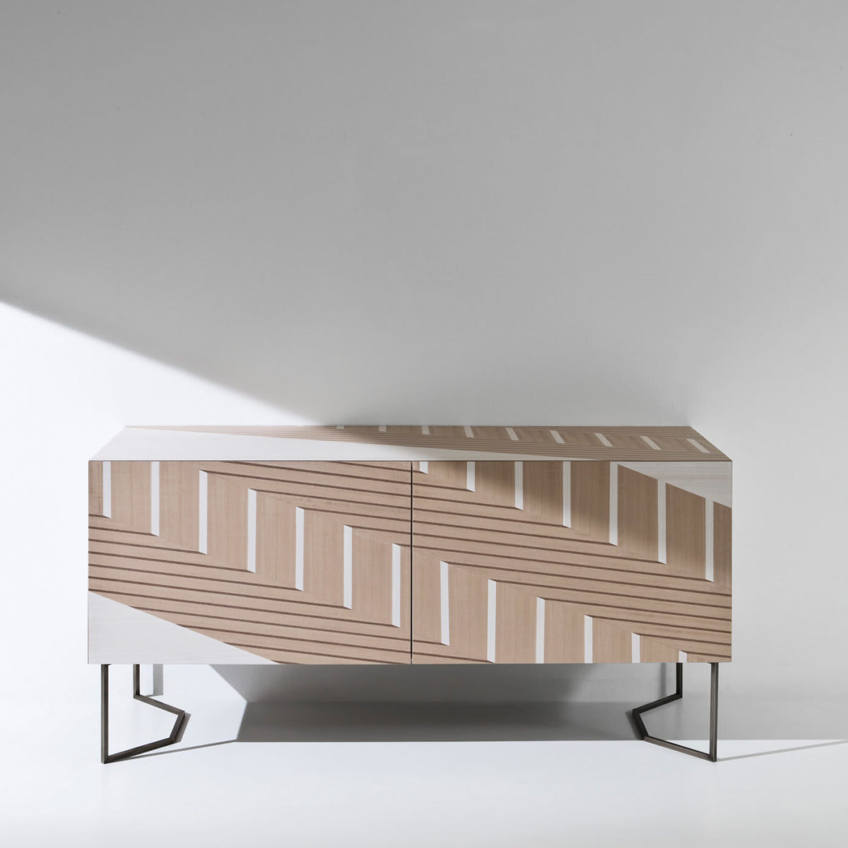 Twill Intarsia Sideboard by Laura Meroni