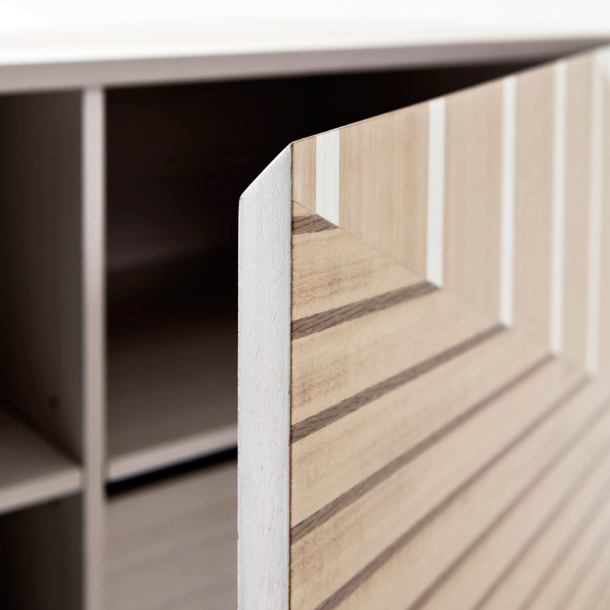 Twill Intarsia Sideboard by Laura Meroni