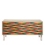 Mandala Intarsia Sideboard by Laura Meroni